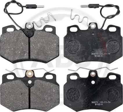 A.B.S. 36579 - Brake Pad Set, disc brake autospares.lv