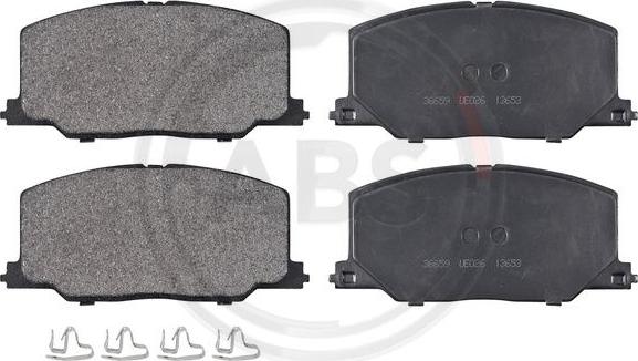 A.B.S. 36659 - Brake Pad Set, disc brake autospares.lv
