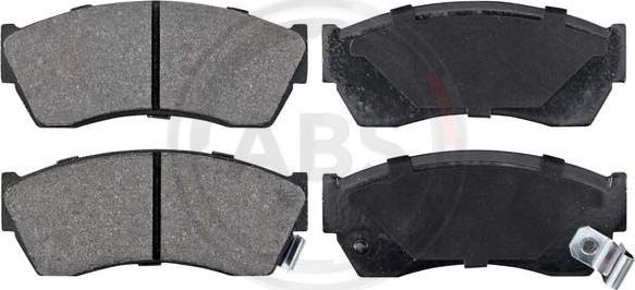 A.B.S. 36656 - Brake Pad Set, disc brake autospares.lv