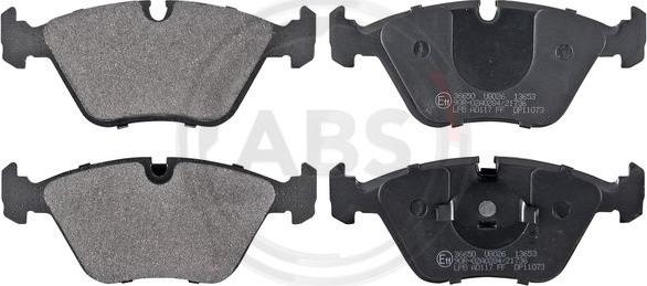 A.B.S. 36650 - Brake Pad Set, disc brake autospares.lv