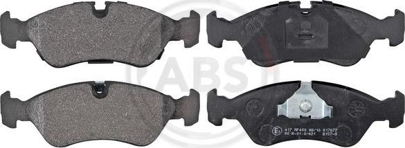 A.B.S. 36667 - Brake Pad Set, disc brake autospares.lv