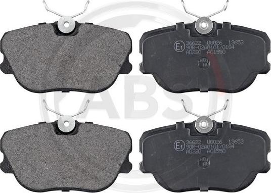 A.B.S. 36622 - Brake Pad Set, disc brake autospares.lv