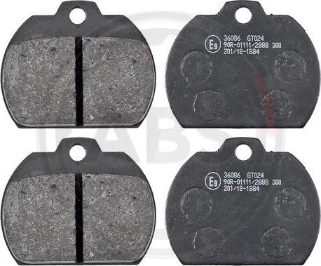 A.B.S. 36086 - Brake Pad Set, disc brake autospares.lv