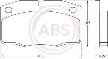 RIDER RD.3323.DB1040 - Brake Pad Set, disc brake autospares.lv