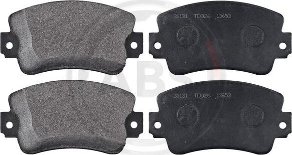 A.B.S. 36131 - Brake Pad Set, disc brake autospares.lv