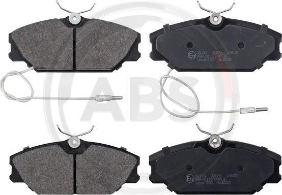 A.B.S. 36174 - Brake Pad Set, disc brake autospares.lv