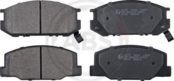 A.B.S. 36175 - Brake Pad Set, disc brake autospares.lv