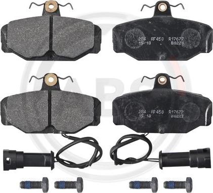 A.B.S. 36170 - Brake Pad Set, disc brake autospares.lv