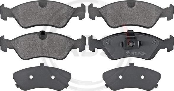 A.B.S. 36896 - Brake Pad Set, disc brake autospares.lv