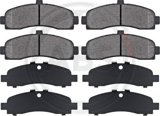 A.B.S. 36848 - Brake Pad Set, disc brake autospares.lv