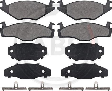 A.B.S. 36853 - Brake Pad Set, disc brake autospares.lv