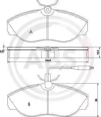 RIDER RD.3323.DB1105 - Brake Pad Set, disc brake autospares.lv