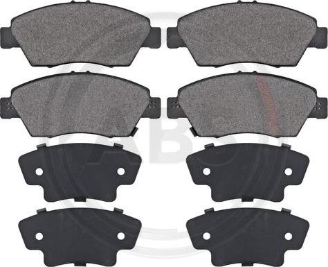 A.B.S. 36831 - Brake Pad Set, disc brake autospares.lv