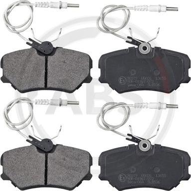 A.B.S. 36879 - Brake Pad Set, disc brake autospares.lv