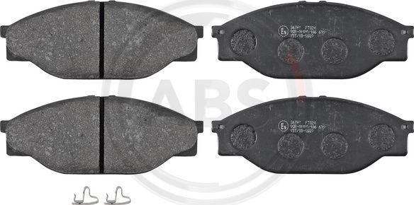 A.B.S. 36761 - Brake Pad Set, disc brake autospares.lv