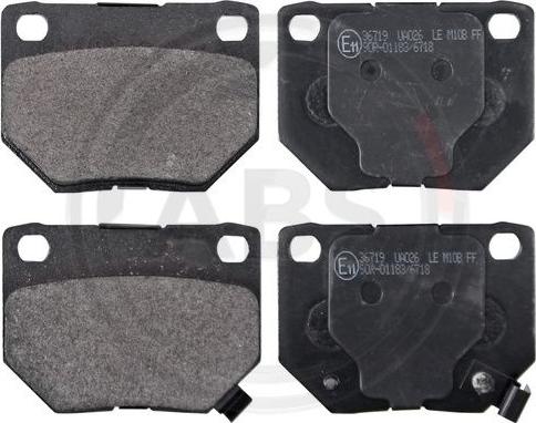 A.B.S. 36719 - Brake Pad Set, disc brake autospares.lv