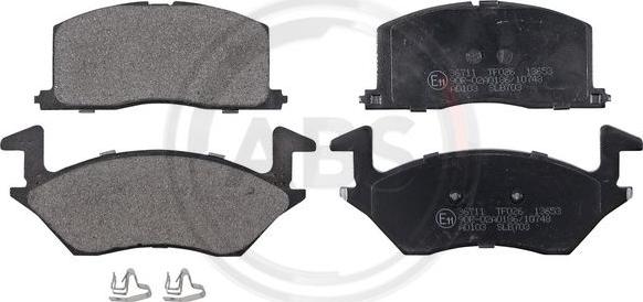 A.B.S. 36711 - Brake Pad Set, disc brake autospares.lv