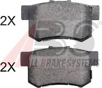 A.B.S. 36712 OE - Brake Pad Set, disc brake autospares.lv