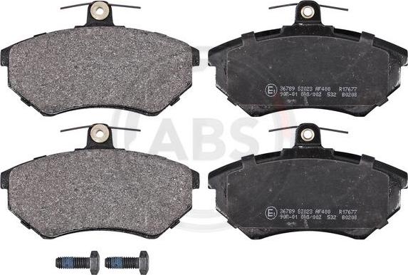 A.B.S. 36789 - Brake Pad Set, disc brake autospares.lv