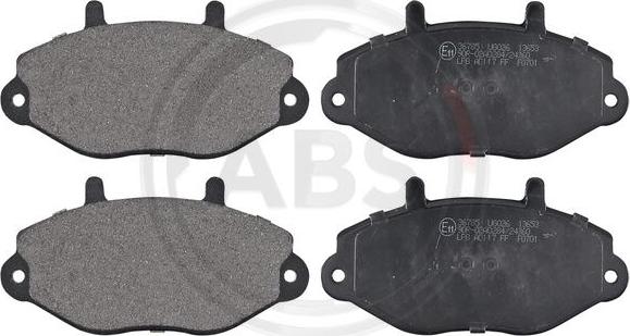 A.B.S. 36785 - Brake Pad Set, disc brake autospares.lv