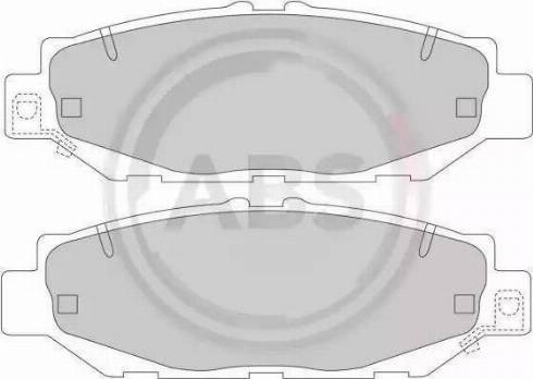 A.B.S. 36731 - Brake Pad Set, disc brake autospares.lv