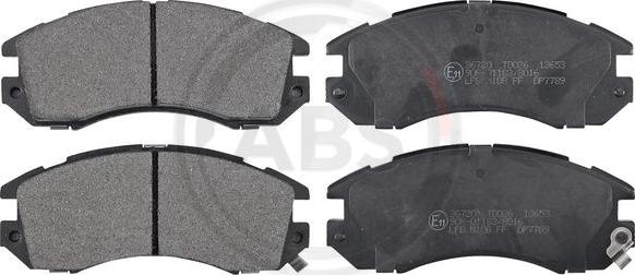 A.B.S. 36720 - Brake Pad Set, disc brake autospares.lv