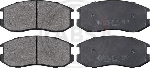 A.B.S. 36772 - Brake Pad Set, disc brake autospares.lv