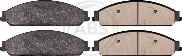 A.B.S. 38456 - Brake Pad Set, disc brake autospares.lv