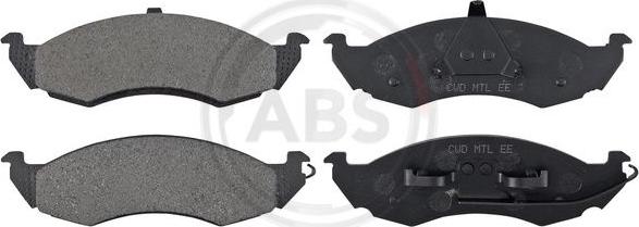 A.B.S. 38417 - Brake Pad Set, disc brake autospares.lv