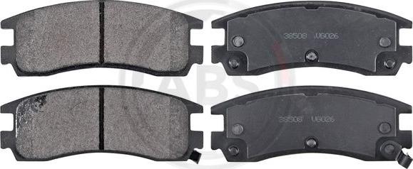 A.B.S. 38508 - Brake Pad Set, disc brake autospares.lv