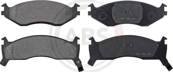 A.B.S. 38521 - Brake Pad Set, disc brake autospares.lv