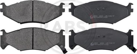 A.B.S. 38522 - Brake Pad Set, disc brake autospares.lv