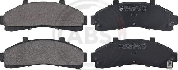 A.B.S. 38652 - Brake Pad Set, disc brake autospares.lv