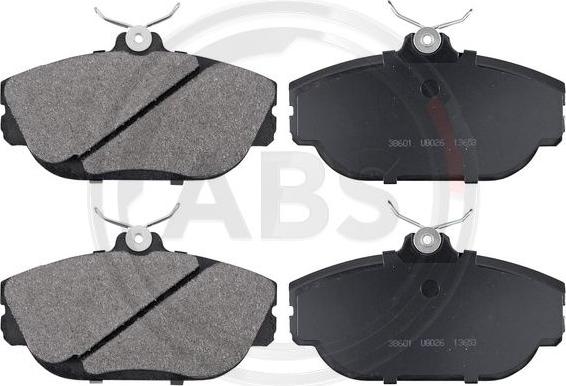 A.B.S. 38601 - Brake Pad Set, disc brake autospares.lv