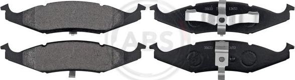 A.B.S. 38633 - Brake Pad Set, disc brake autospares.lv