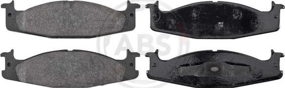 A.B.S. 38632 - Brake Pad Set, disc brake autospares.lv