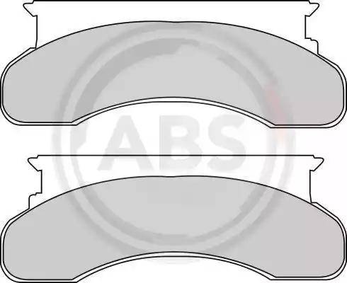 A.B.S. 38120 - Brake Pad Set, disc brake autospares.lv