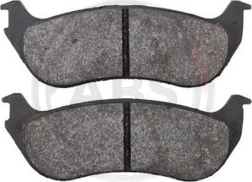 A.B.S. 38881 - Brake Pad Set, disc brake autospares.lv