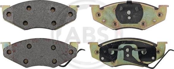 A.B.S. 38367 - Brake Pad Set, disc brake autospares.lv