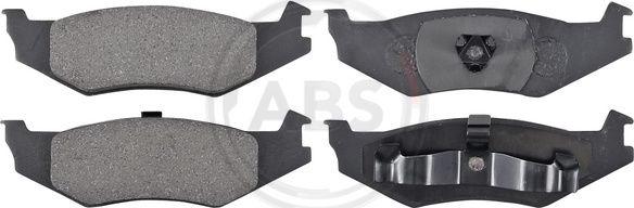 A.B.S. 38759 - Brake Pad Set, disc brake autospares.lv