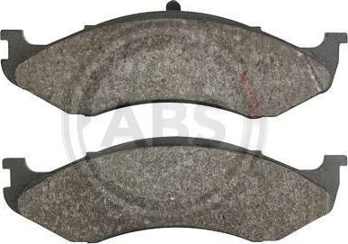 A.B.S. 38712 - Brake Pad Set, disc brake autospares.lv