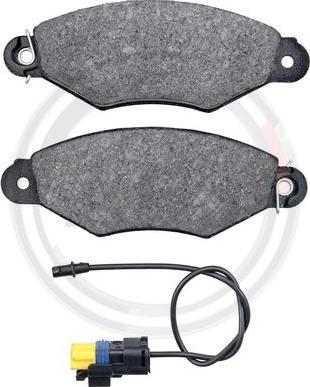 A.B.S. 37997 - Brake Pad Set, disc brake autospares.lv