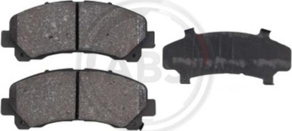 A.B.S. 37943 - Brake Pad Set, disc brake autospares.lv