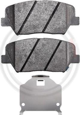 A.B.S. 37951 - Brake Pad Set, disc brake autospares.lv