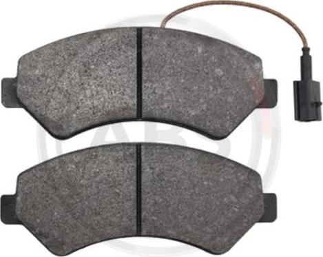 A.B.S. 37908 - Brake Pad Set, disc brake autospares.lv