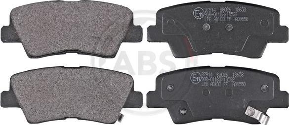 A.B.S. 37914 - Brake Pad Set, disc brake autospares.lv