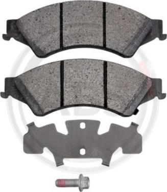 A.B.S. 37973 - Brake Pad Set, disc brake autospares.lv