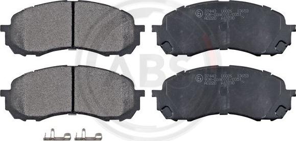 A.B.S. 37443 - Brake Pad Set, disc brake autospares.lv