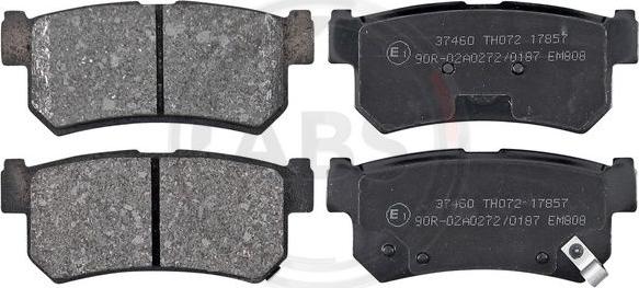 A.B.S. 37460 - Brake Pad Set, disc brake autospares.lv