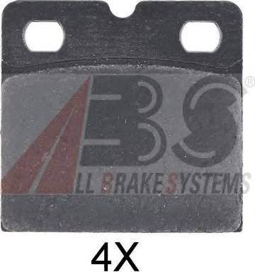 A.B.S. 37467 OE - Brake Pad Set, disc parking brake autospares.lv